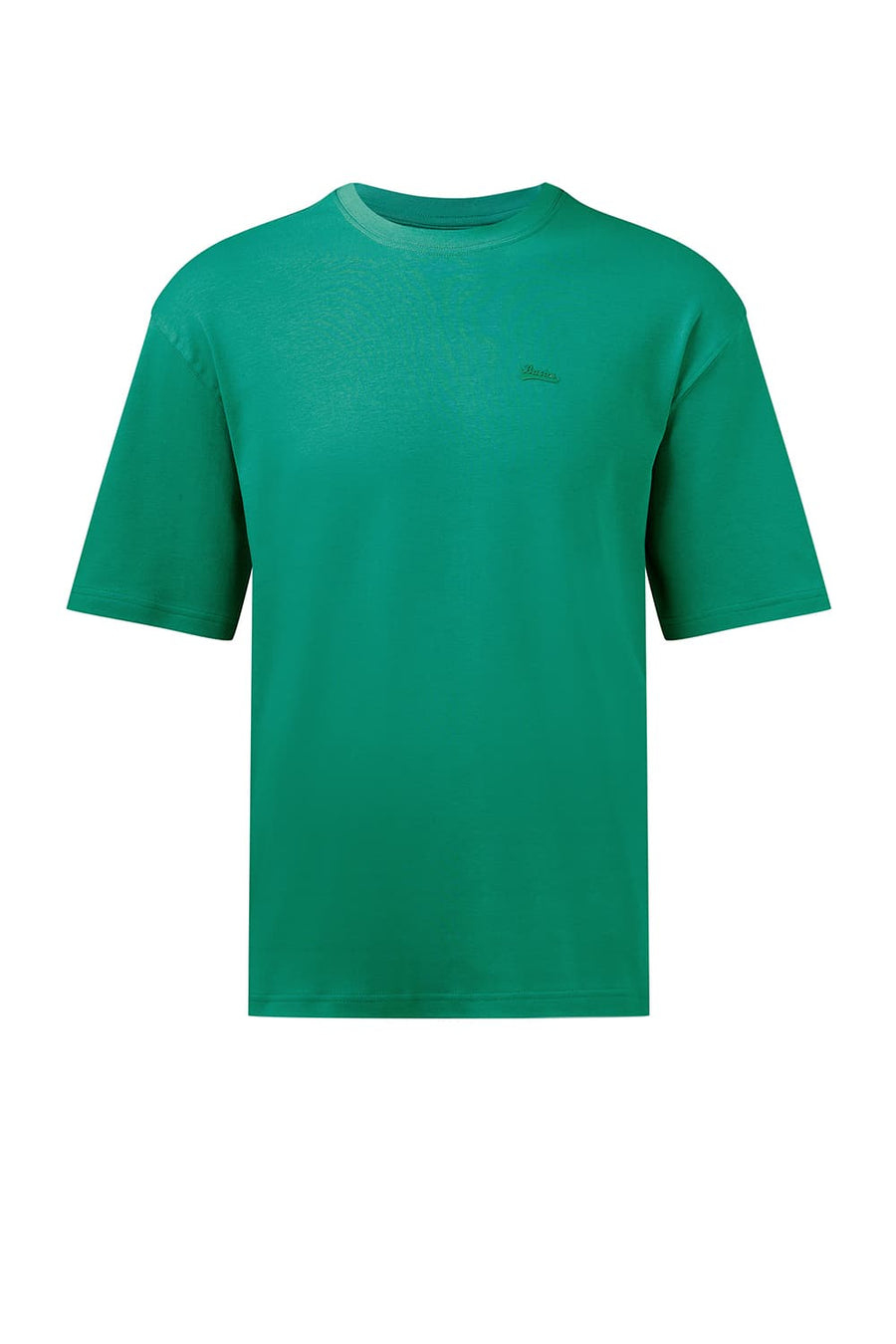 BASICS RELAXED FIT AMAZON COTTON CREW T-SHIRT