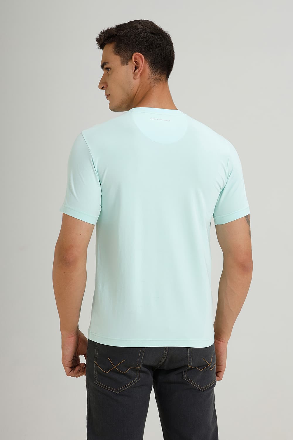 REGULAR FIT COTTON STRETCH CREW T-SHIRT