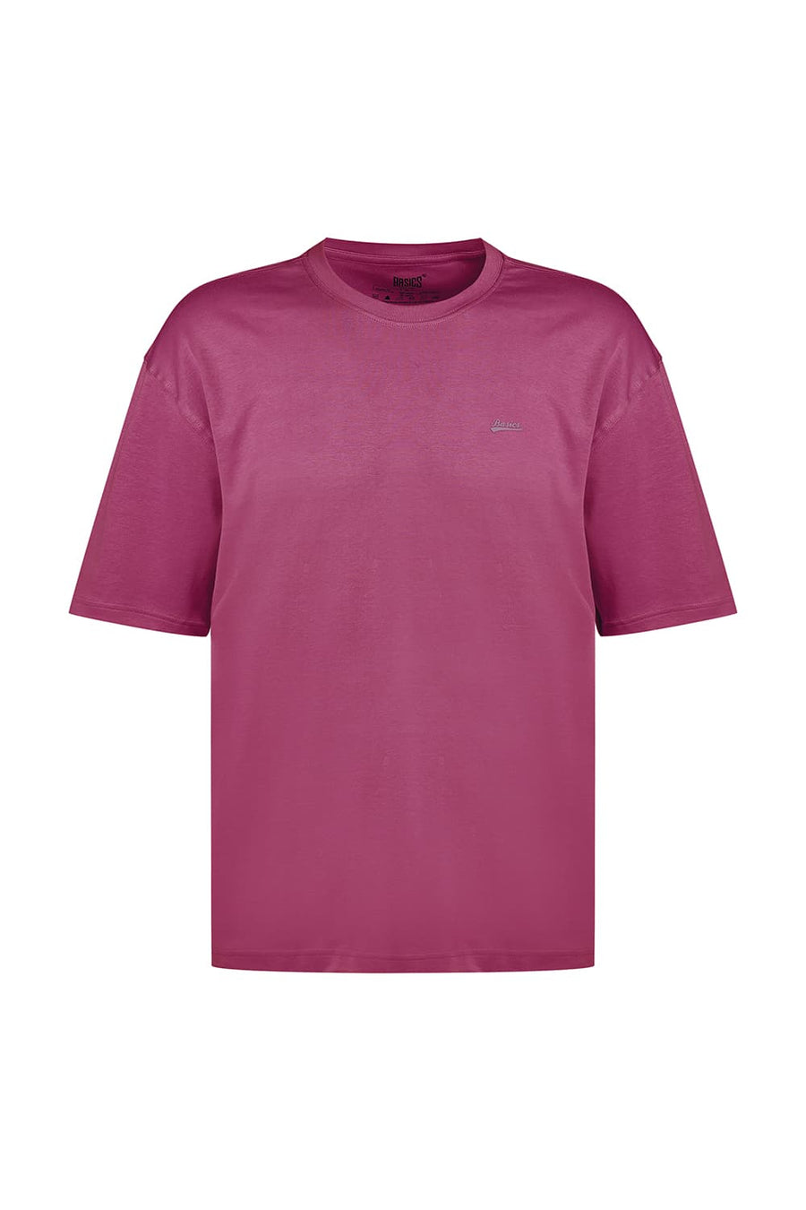 BASICS REGULAR FIT BOYSEN BERRY COTTON STRETCH CREW T-SHIRT