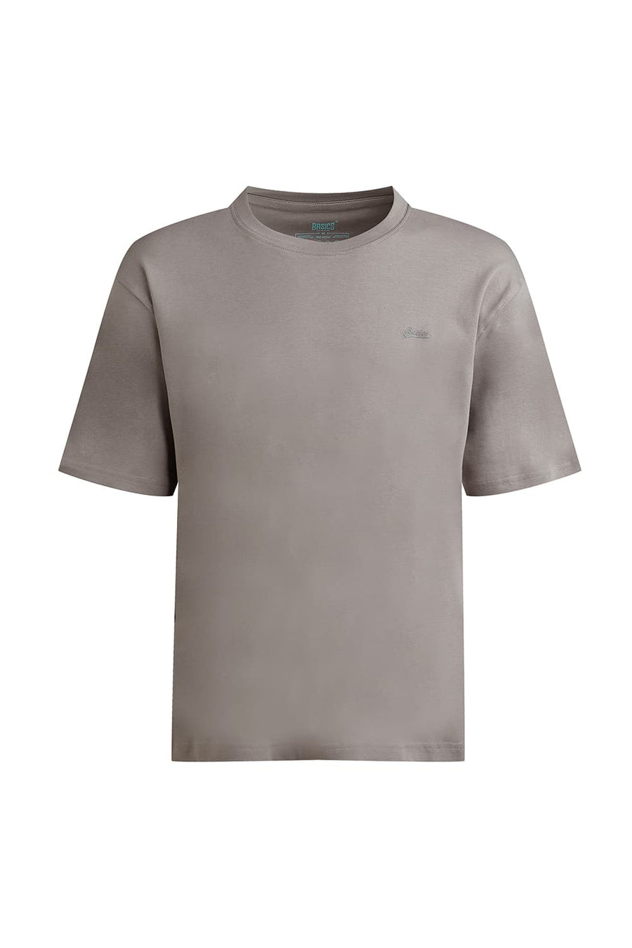BASICS RELAXED FIT SILENT STORM COTTON CREW T-SHIRT