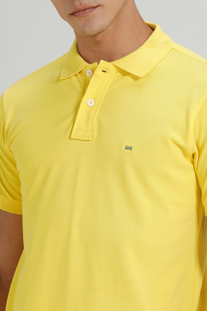 REGULAR FIT COTTON POLO T-SHIRT