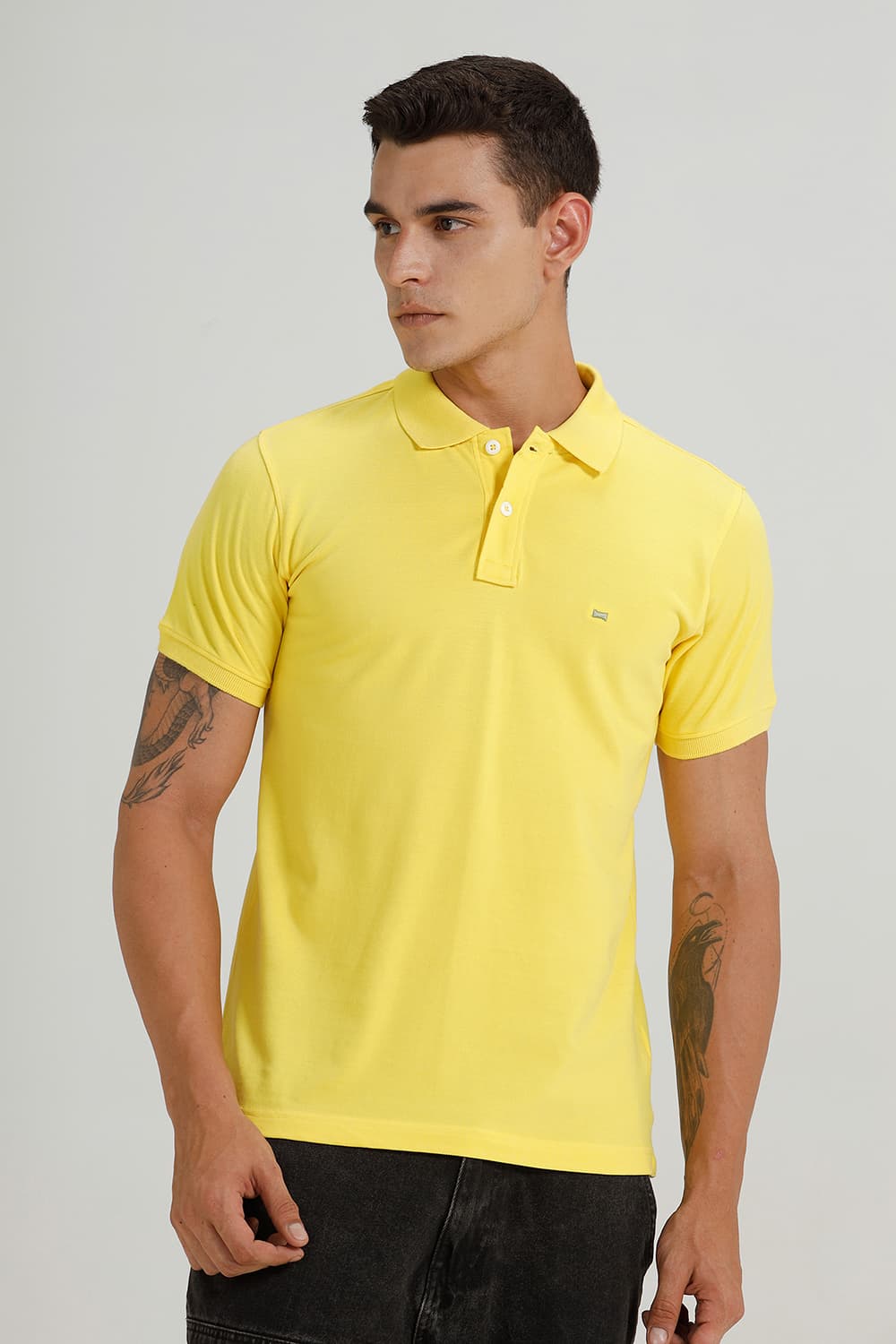 REGULAR FIT COTTON POLO T-SHIRT
