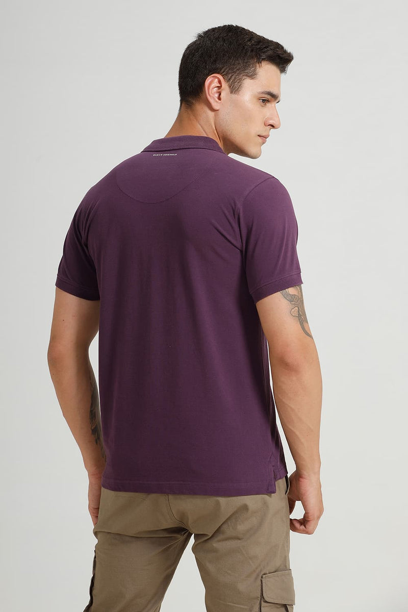 REGULAR FIT COTTON POLO T-SHIRT