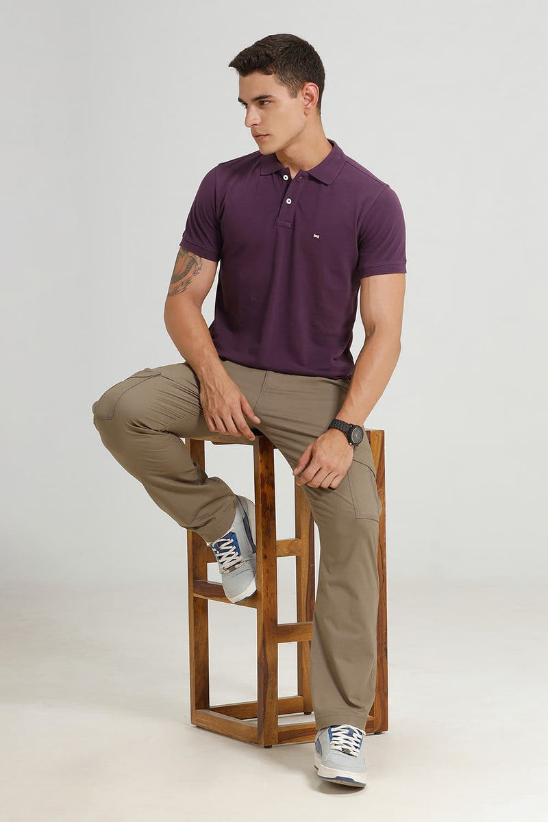 REGULAR FIT COTTON POLO T-SHIRT