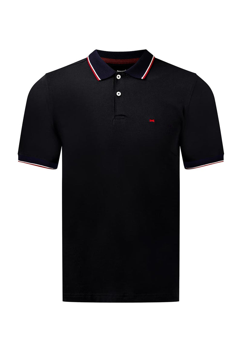 REGULAR FIT COTTON STRETCH POLO T-SHIRT