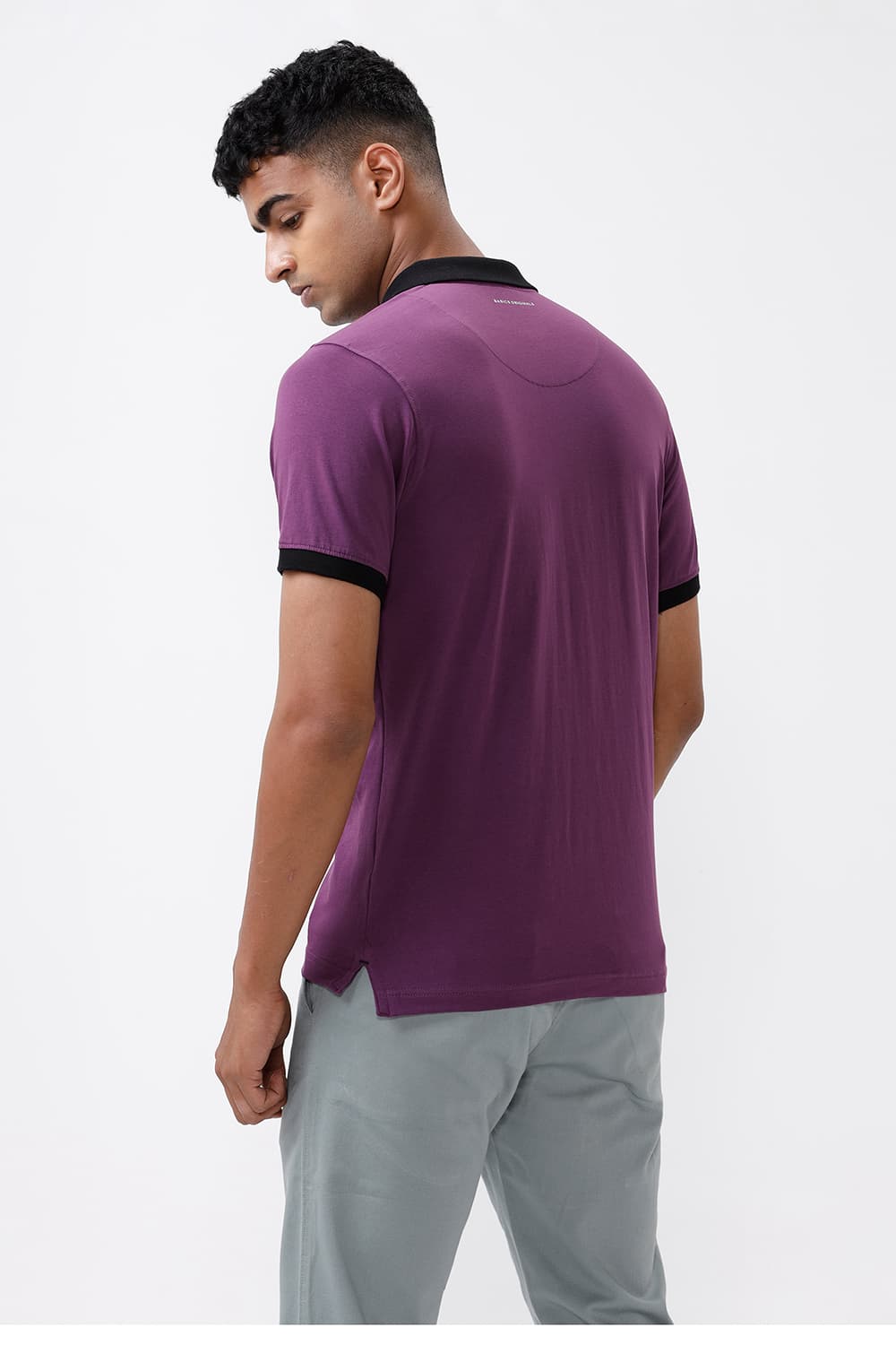 REGULAR FIT COTTON STRETCH POLO T-SHIRT