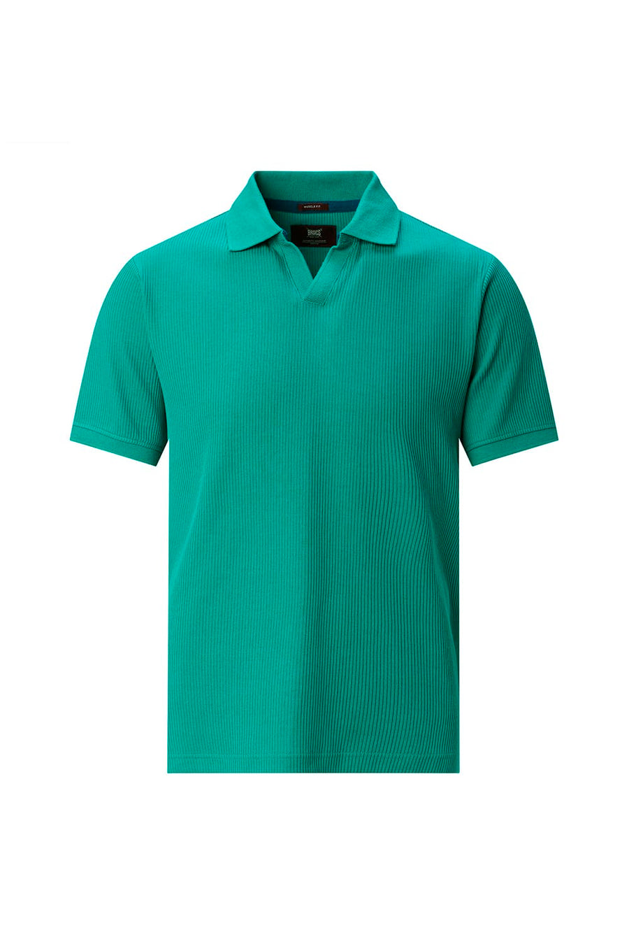 BASICS REGULAR FIT KAYAKING COTTON JOHNNY POLO T-SHIRT