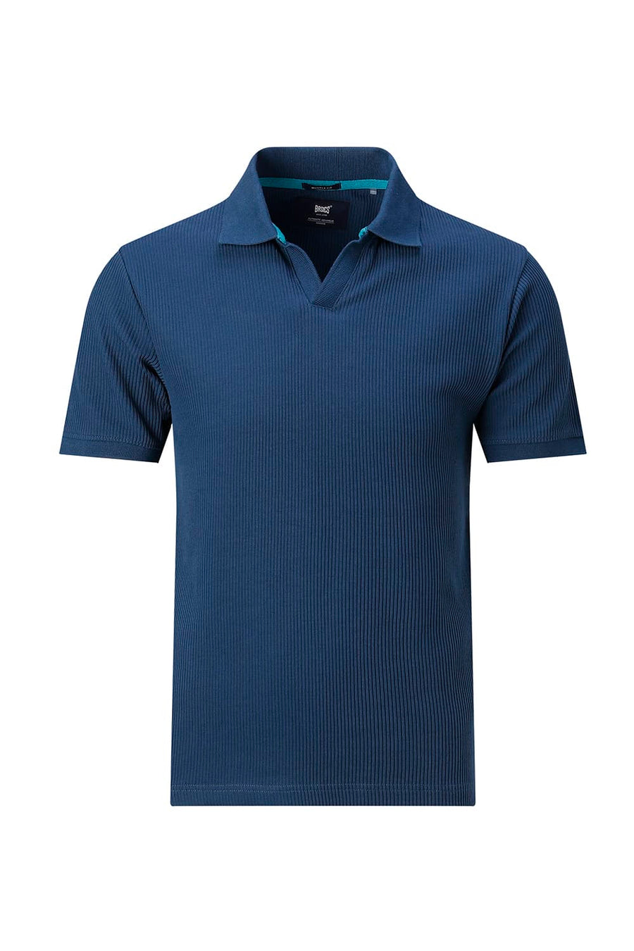 BASICS REGULAR FIT TITAN COTTON JOHNNY POLO T-SHIRT