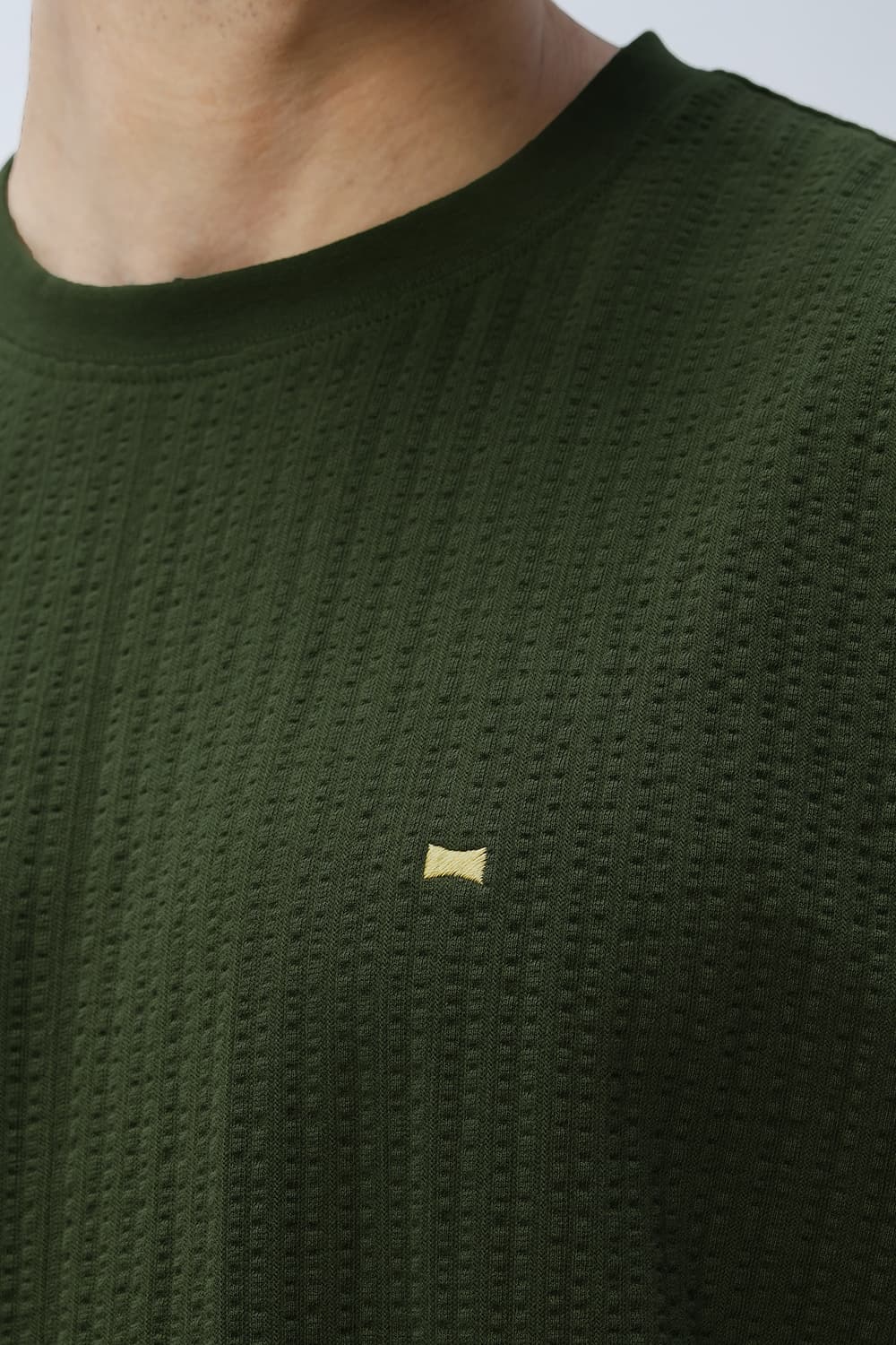 BASICS RELAXED FIT PONDEROSA PINE COTTON CREW T-SHIRT