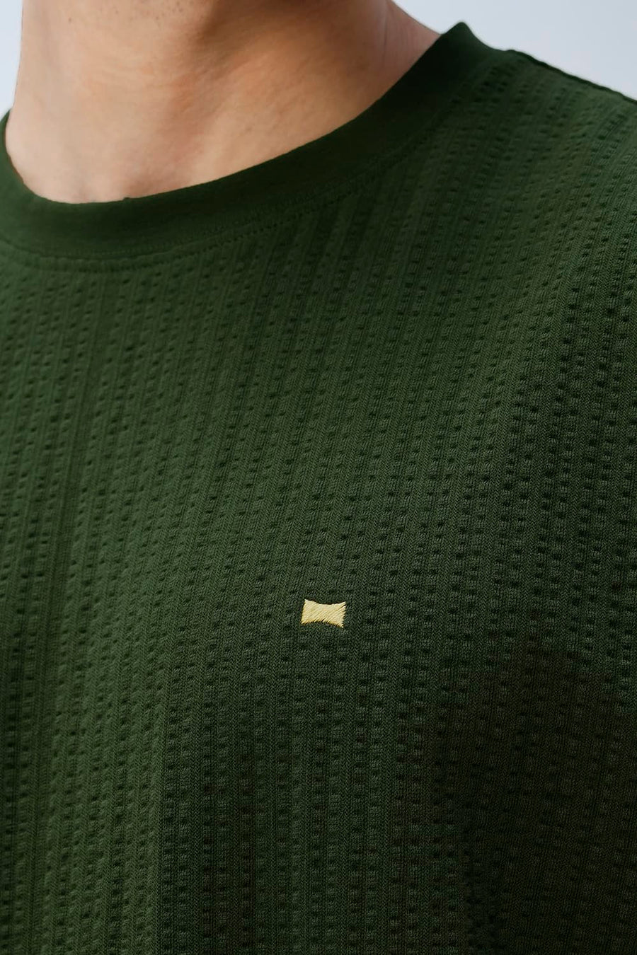 BASICS RELAXED FIT PONDEROSA PINE COTTON CREW T-SHIRT