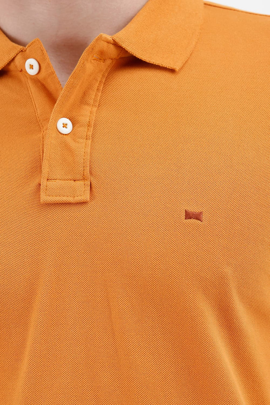 BASICS REGULAR FIT YAM COTTON POLO T-SHIRT